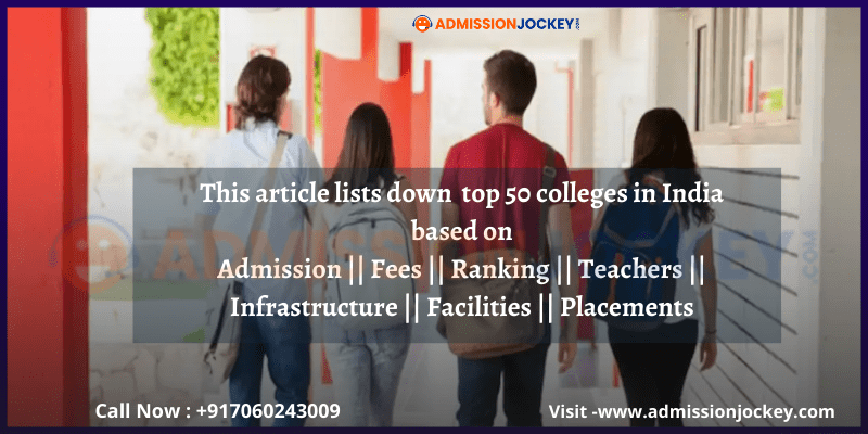 Top 50 colleges in India