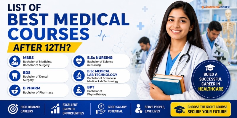 the List of best medical courses after 12th